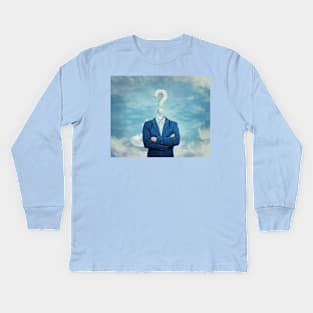 the invisible businessman Kids Long Sleeve T-Shirt